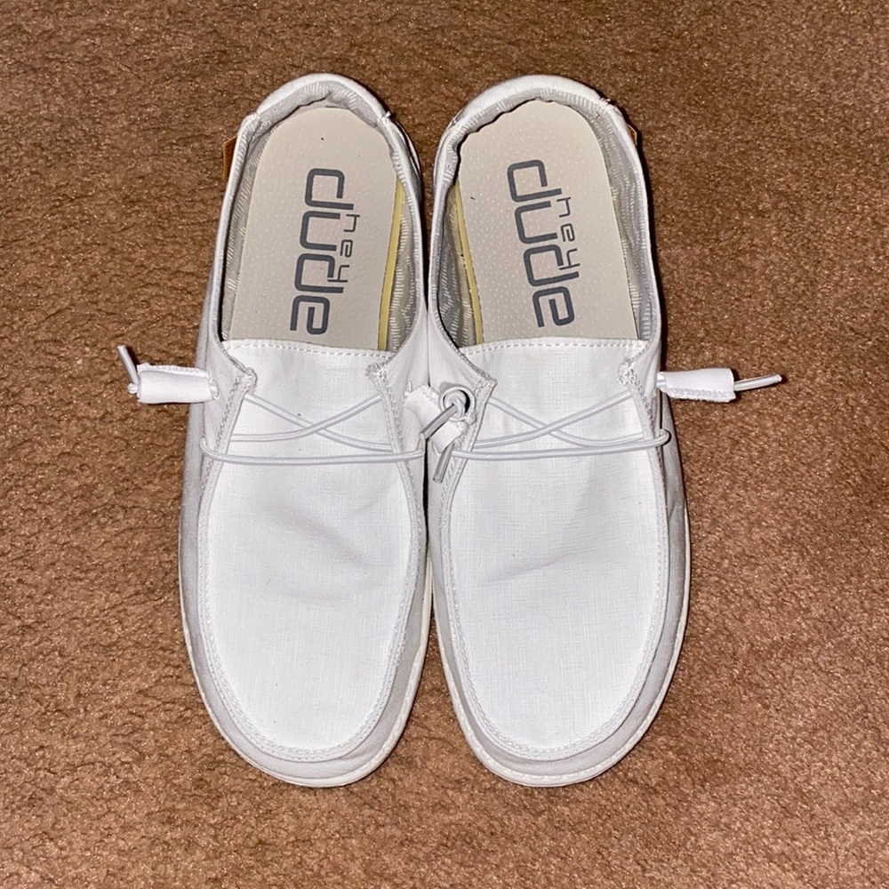 White Hey Dude Shoes